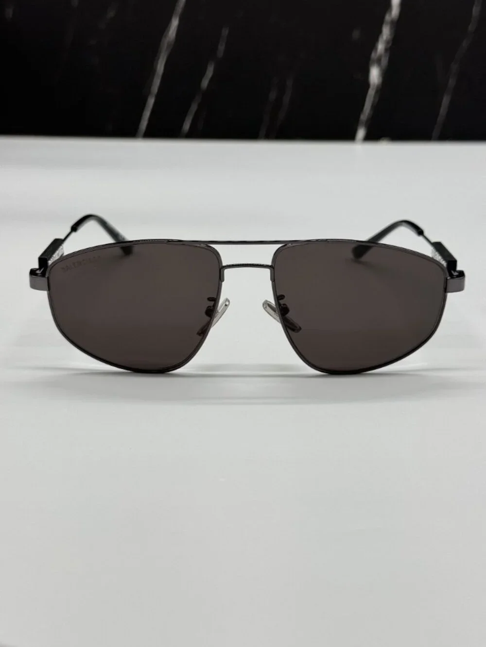 NEW BALENCIAGA BB0115S 001 BLACK PILOT UNISEX SUNGLASSES BALENCIAGA EYEWEAR